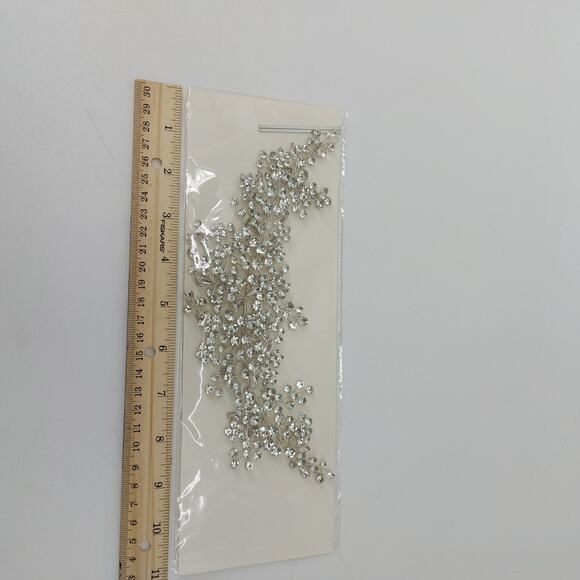 Wedding Headband Rhinestones Headpiece Ballet Love Bride Hair - Picture 7 of 12